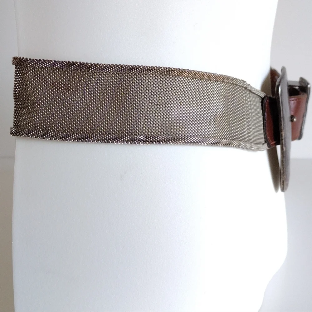 Jenny And The Boys Industrial Mesh Leather Belt